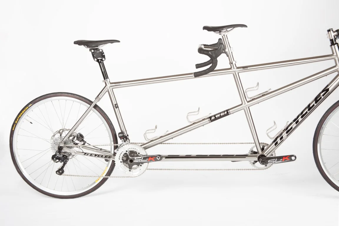 Titanium online tandem bike